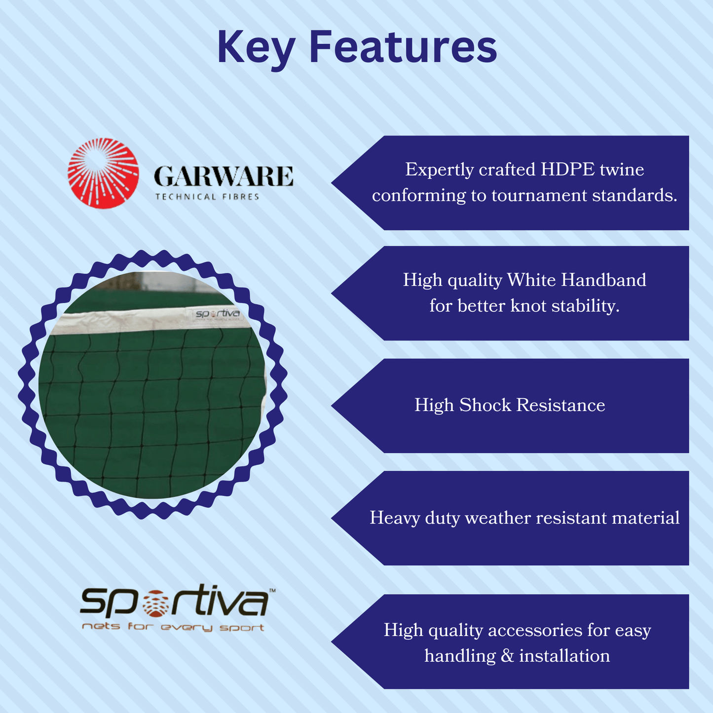 Volley Ball Net Garware Sportiva®